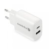 everActive Ładowarka USB/USB-C QC3.0 25W Biała